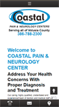 Mobile Screenshot of coastalpaincenter.com